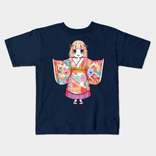 kimono kawaii Kids T-Shirt